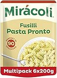 MIRÁCOLI Pasta Pronto Fusilli, 6 Packungen (6 x 200g)