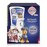 Sagrotan No-Touch Kids Automatischer Seifenspender – Inkl. Sagrotan Nachfüller Aloe Vera – Paw Patrol Edition – 1 x 250 ml Flüssig