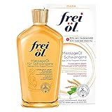 frei öl MassageÖl für Schwangere, beugt effektiv Schwangerschafts- und Dehnungsstreifen vor, Öko Test sehr gut, Apothekerqualität, alle Hauttypen und sensible Haut, klimaneutral, vegan (1 x 125 ml)