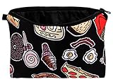Balinco Kosmetiktasche Kulturbeutel Federmäppchen Schminktasche Make up bag in 27 verschiedenen Designs (047 Leckereien)