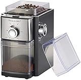 Rosenstein & Söhne Elektrische Mühle: Elektrische Kaffeemühle, Scheibenmahlwerk, für 250 g Bohnen, 150 Watt (Kaffemühlen)