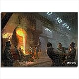 YITUOMO 1000 Stück Klassische Puzzlespiele für Erwachsene Assassin's Creed Syndicate Originalgemälde Puzzlespiele für Kinder 52x38cm Weihnachtspuzzlesp