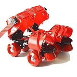 Flinge Verstellbare Kinder Rollschuhe, zweireihig, 4 Räder, Skating Schuhe, gleitende Inline Skates fü