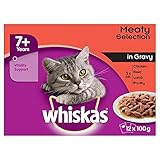 Whiskas 7+ Meat In Soße Senior Katzentäschchen, 12 x 100 g