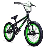Bergsteiger Tokyo 20 Zoll BMX, Fatbike, 360° Rotor-System, Freestyle, 4 Stahl Pegs, Kettenschutz, F