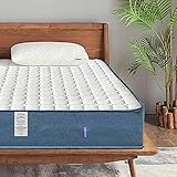 WOWTTRELAX Matratze, 7-Zonen Federkernmatratze Memory Foam Soft Gestrick H2&H3, Optimale Unterstützung von Lenden- und Beckenbereich Classic Spring 90x200