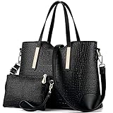 YNIQUE Handtasche Damen Groß Handtaschen Set Für Frauen Umhängetasche Taschen Shopper Reise Schultertasche 2-teiliges S