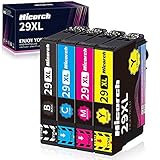 Hicorch 29XL Patronen Ersatz für Epson 29 Multipack mit Epson Expression Home XP-235 XP-245 XP-247 XP-255 XP-332 XP-335 XP-342 XP-345 XP-352 XP-432 XP-442 XP-445 (1 Schwarz,1 Cyan,1 Magenta,1 Gelb)