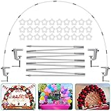 HYFAM Tischballon-Bogen-Set, Verstellbar und wiederverwendbar, Ballonbögen mit hochwertigen Glasfaser-Stangen für Hochzeit, Geburtstag, Weihnachten, Dekoration und Feiern von Veranstaltung