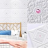 3D Wandpaneele Diamond Tapete Selbstklebend Wandverkleidung Steinoptik Wandaufkleber Ziegel Tapeten Selbstklebende Fur Wand Wohnzimmer Schlafzimmer Küche Abwaschbar blue-B