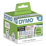 DYMO Original LabelWriter Mehrzwecketiketten | 57 mm x 32 mm | Rolle mit 1.000 leicht ablösbaren Etiketten | selbstklebend | für LabelWriter Etikettendrucker und Beschriftungsg