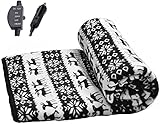 BVYHGCVBW 12V Heizdecke Auto Van Reise Heizdecke, Auto Heizdecke Warm Korallen Fleece Heizdecke Schal, Tragbare Elek