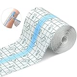 Wasserdicht Transparent Bandage,10cm*10m wasserdichtes pflaster,Fixierer Pflaster Stretch,transparentes pflaster rolleMedizinisches Klebeband,duschpflaster,antiallergisch,zum Sport, D