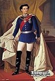 Schatzmix Blechschild Portrait Ludwig II König von Bayern Metallschild Wanddeko 20x30 tin Sig