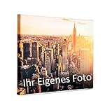 FLYERALARM Leinwand mit eigenem Bild Verschiedene Größen - Fotoleinwand - Ihr eigenes Bild auf Einer Leinwand - Persönliches Bild - Wandbild eigenes Foto - Personalisiertes Geschenk (40 x 60 cm)