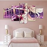 Bild Auf Leinwand Poster Sword Art Online Modernes Leinwand Kunstdruck Leinwand Wohnzimmer Dekor Moderne Kunstwerke,Mit R