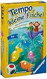 Ravensburger 23334 - Tempo, kleine Fische, Mitbringspiel für 1-6 Spieler, Kinderspiel ab 3 Jahren, kompaktes Format, Reisespiel, Brettsp