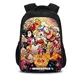 WEIXINNUO Game 3D Anime Cartoon Rucksack Computer Rucksack Männer Frauen Student Bag, Schwarz - 8 - Größe: Einheitsgröß