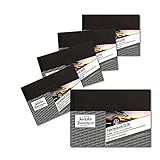 AVERY Zweckform 222D-5 Fahrtenbuch (für PKW, Hardcover vom Finanzamt anerkannt, A6 quer, 96 Seiten insgesamt 235 Fahrten, mehr Platz pro Eintrag, für Deutschland und Österreich) 5er-Pack