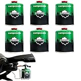 450g Gaskartusche mit Gewinde Schraubkartusche mit Ventil EN417 für Gasgrill Tischgrill Gaskocher Campingkocher (6X 450g Gaskartusche)
