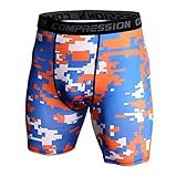 Kompressionshose Sport Leggings Herren Sportswear Unterhose Kurz Sport Leggings Schnell Trocken Yoga Workout Laufen Fußball Fitness Strumpfhose 3D Drcuken Sport Shorts Atmungsaktiv Boxershorts Tig