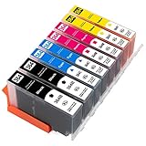 ESMOnline 8 kompatible XL Druckerpatronen (4 Farben) als Ersatz für HP 364 zu HP OfficeJet 4610, 4620; DeskJet 3520, 3070A B611; Photosmart Plus B209, B210; Photosmart Wireless B109, B110; Photosmart B010, B109, 5510, 5520, 6510, 6520, 7510, 7520