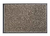 ASTRA strapazierfähige Schmutzfangmatte Perle – rutschfeste Türmatte – Fußmatte für den Innenbereich – Eingangsmatte – Vorleger (Taupe 80x120cm)