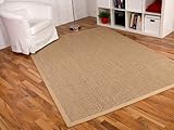 ASTRA Sisal Natur Teppich Nuss Bordüre Beige in 16 Größ