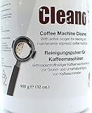 CLEANO Spezial Reinigungspulver für Kaffeemaschinen und Siebträger 900g