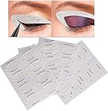 Schnell Eyeliner & Lidschatten Schablone, Make-Up-Schablonen，Smokey Eye Lidschatten Guide, Eyeliner Lidschatten Schablone, Passen Sich Jeder Augenform An, Zeichnen Perfektes Augen-Make-Up