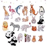 Sunshine smile 21 Pcs Flicken zum Aufbügeln,Patches zum Aufbügeln,Flicken zum Aufbügeln Kinder,Applikation zum Aufbuegeln Stern,Flicken zum Aufbügeln Kinder,Textilien Bügelflicken für DIY Kleidung