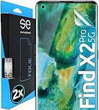 Schutzfolie kompatibel mit Oppo Find X2 Pro 5G, selbstheilende Panzerglasfolie, HD Displayschutzfolie, Anti-Kratzen, Anti-Bläschen, Alter. Panzerglas - se®