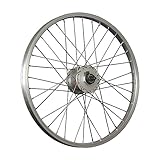 Taylor-Wheels 20 Zoll Vorderrad Alufelge/Nabendynamo DH-C3000-3N - Silb