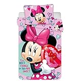 Disney Minnie Maus, Bettwäsche, Babybettwäsche Set 100/135 + 40/60