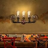 Lingkai Vintage Metall Retro Steampunk Wandleuchte Industrie Stil Wandleuchte Für Home Bars Restaurants Club