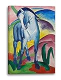 Printed Paintings Leinwand (70x100cm): Franz Marc - Blaues Pferd (1911)