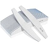 Nagelfeile-nagelfeilen, nagelfeilen für gelnägel und Acrylnägel, Professionelle Nagelfeile 100/180(12 Stück), Nagelfeilen Feilen Nägel-Doppelseitige F