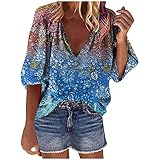 Damen Pilz Stickerei Pullover Sweatshirt Y2K Langarm Pullover Tunika Casual Rundhals Hoodie Tops 90S Streetwear Damen Regenjacke Leicht Jacke Windbreaker mit Kapuze Outdoorjacke Winddicht S-XXL