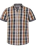 Jan Vanderstorm Herren Kurzarm Kurzarmhemd Reedo Gemustert 3XL (XXXL) - 47/48