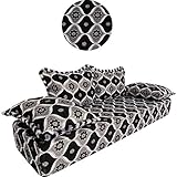 Orientalisches Sofa Couch Junus 200cm groß 3 Sitzer | Marokkanische Couchgarnitur für Wohnzimmer inklusive Sofakissen | Arabische Sitzecke kombinierbar als Ecksofa o Wohnlandschaft in L oder U F