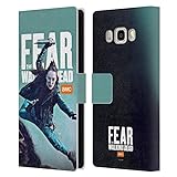 Head Case Designs Offizielle Fear The Walking Dead Alicia Clark Darsteller Leder Brieftaschen Handyhülle Hülle Huelle kompatibel mit Samsung Galaxy J5 (2016)