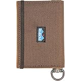 KAVU Billings Bifold Wallet with Coin Pocket and Key Ring - Brown B