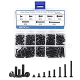 200 Stück Innensechskantschrauben Senkkopfschrauben Flachkopf Stecknuss M3 Maschinenschrauben Befestigung Werkzeug Werkzeug Sortiment S