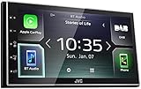JVC KW-M745DBT Digital Media Receiver mit 17,3 cm kapazitivem Touch-Panel, DAB+ und Bluetooth Schw