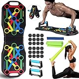 Jeteventy Push Up Board,Liegestützbrett 14-in-1,Brust Trainingsgerät,Trainingsgeräte für Das Ausdauertraining,Trainingsgeräte für Zuhause,Tragbares Liegestütze Brett(Aktualisierte Version)