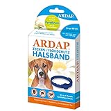 ARDAP Zecken- & Flohschutzhalsband für Hunde bis 25kg - Bis zu 4 Monate nachhaltiger Langzeitschutz - Natürlicher Wirkstoff gegen Zecken & Flö