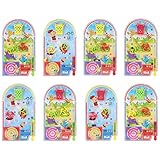 Herefun Flipper Basketball, 8 Pcs Mini Basketball Mini Finger Schießspielzeug, Finger Basketball Schießspiele, Kleines Spielzeug Korbwurf, Kinder Geburtstag Mitgebsel (8 Stück)