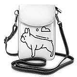 Französische Bulldogge Baby Image Handy Geldbörse Crossbody Handy Tasche Crossbody Handy Geldbö