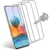 Wonantorna Kompatibel mit Xiaomi Mi 10T Lite 5G/ Poco X3 NFC/Poco X3 Pro/Redmi Note 9S /Redmi Note 9 Pro/Redmi Note 10 Pro/Poco F3 Panzerglas Schutzfolie, 3 Stück 9H Härte HD Display