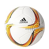 adidas Herren Ball Europa League Offizieller Spielball, White/Solar Gold/Solar Red/Black, 5, S90267